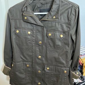 JCrew Resin-coated Twill Field Jacket
